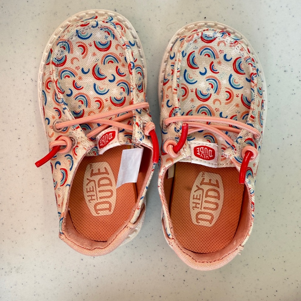 Hey Dude Kids' Rainbow Print Shoes - Multicolor toddler/baby size 6